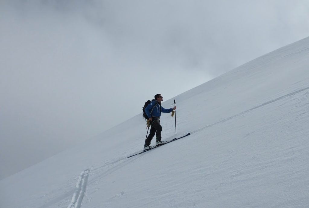 Esquí de travesía en Alpes Alta Ruta