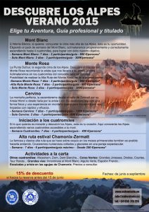 Read more about the article Verano 2015, Mont Blanc, Cervino y mas…