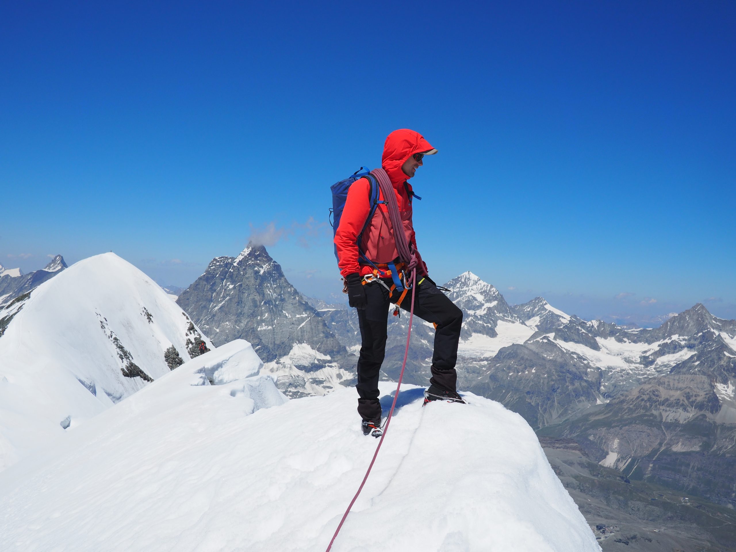 Breithorn y Cervino al fondo