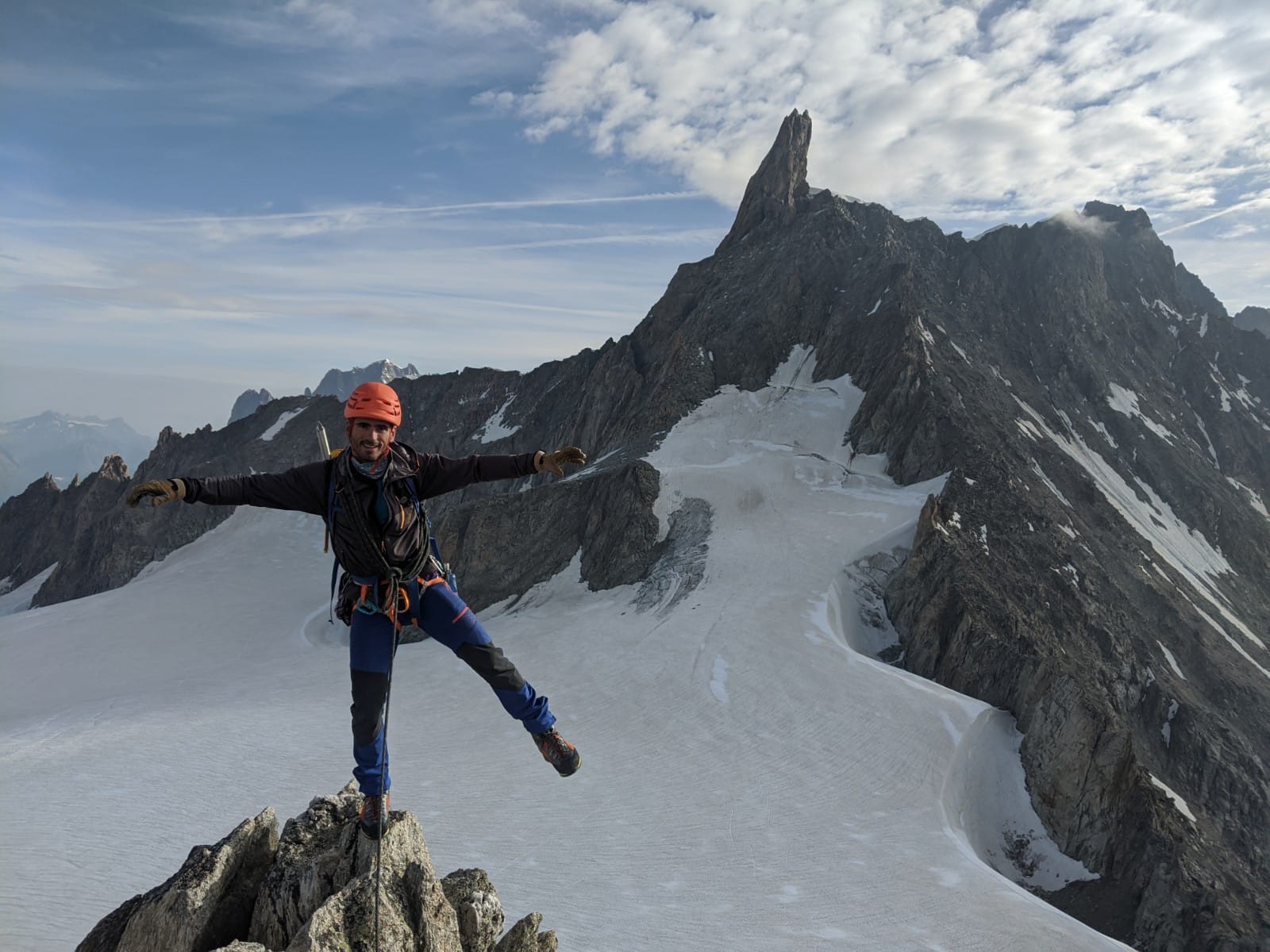 Alpinismo Chamonix Alpes Dent du Geant