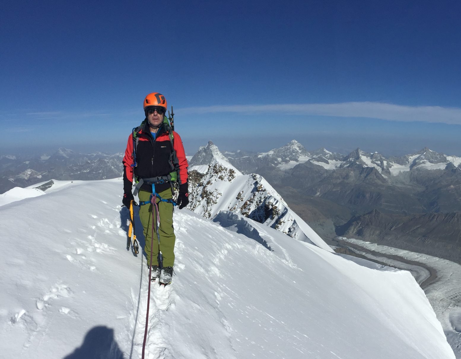 Alpinismo Alpes Monte Rosa Lyskamm