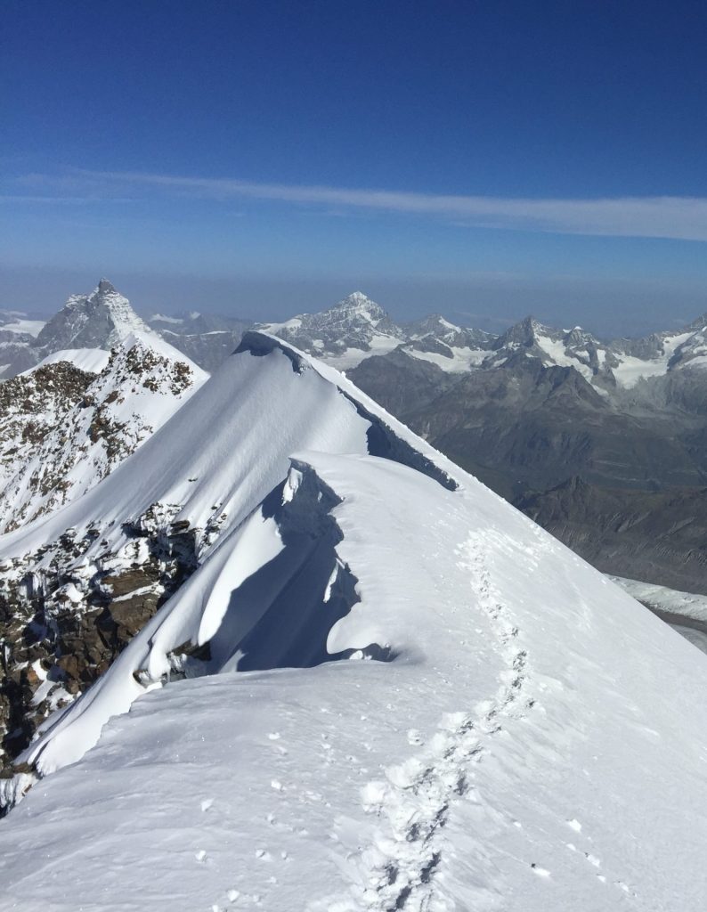 Alpinismo Alpes Lyskamm Cervino